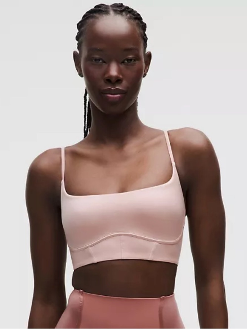 lululemon Satin Corsetry Bralette B/C Cup Mink Berry M
